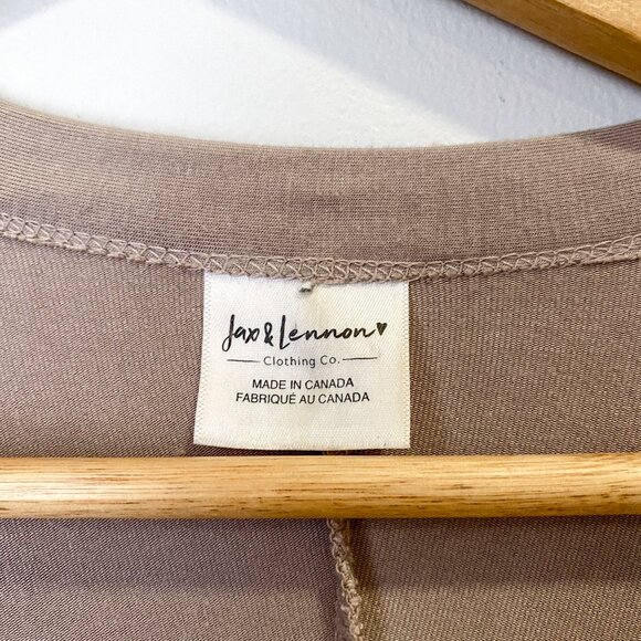 Jax + Lennon Duster Cardigan Robe - Sand - Small/Medium - Picture 5 of 8